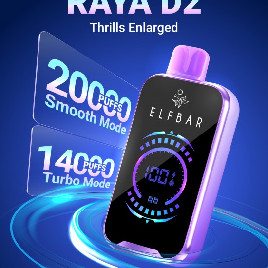 Elf Bar - Raya D2 20000 Puff Tek Kullanımlık Elektronik Sigara