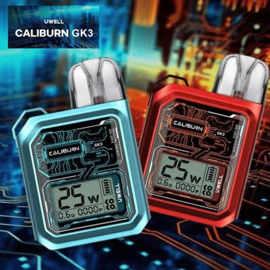 Uwell - Caliburn GK3 25 w Pod Mod Elektronik Sigara